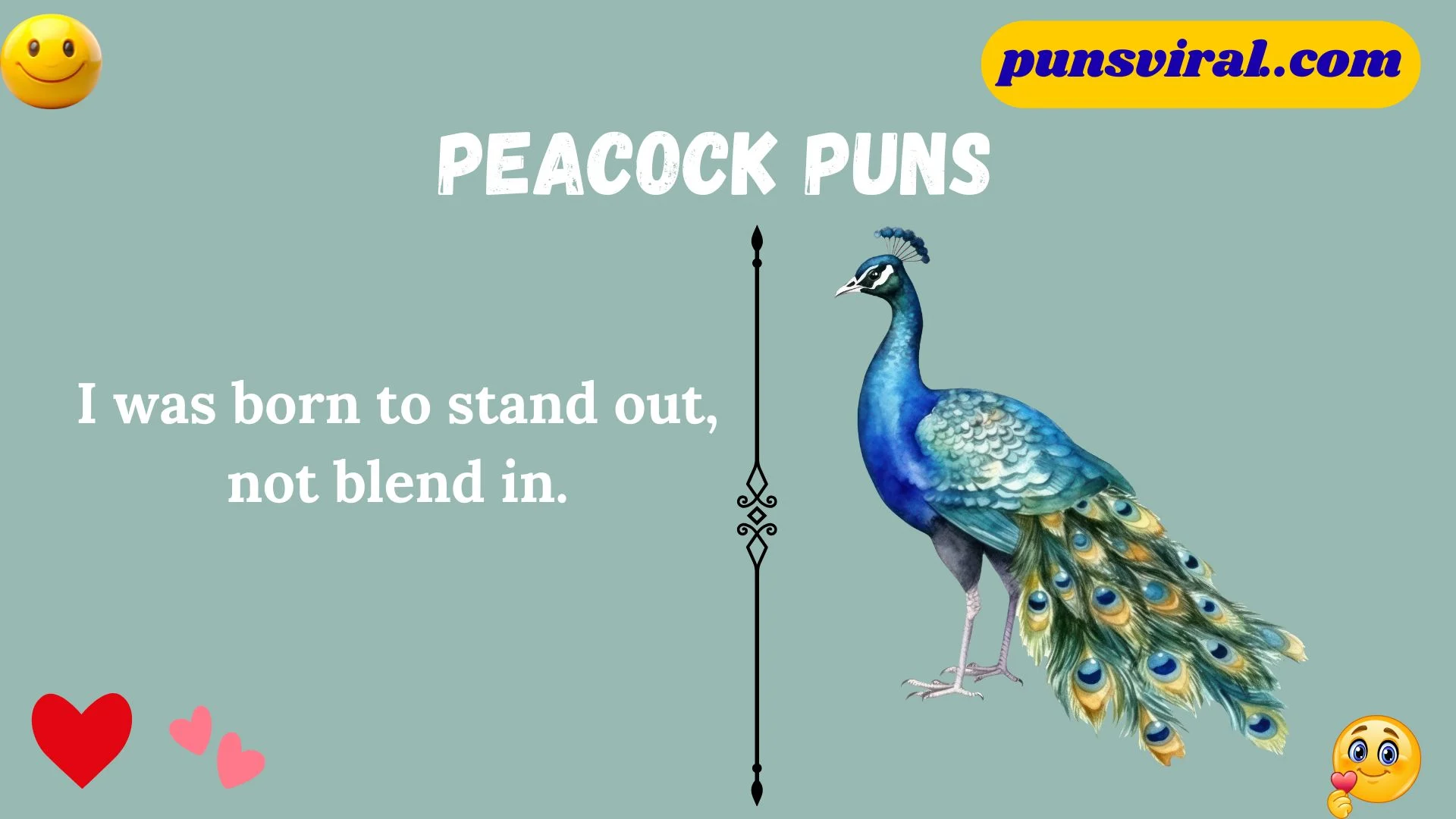 Peacock Puns